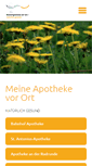 Mobile Screenshot of meineapothekevorort.de